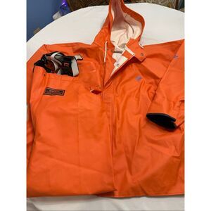 Grundens Herkules Trousers XL And Brigg Jacket XL Rain Gear 2 Piece Set